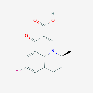 molecular formula C14H12FNO3 B121483 (S)-Flumequine CAS No. 202349-45-9