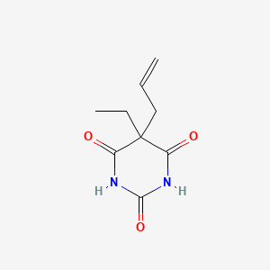 molecular formula C9H12N2O3 B1214833 Ethallobarbital CAS No. 2373-84-4