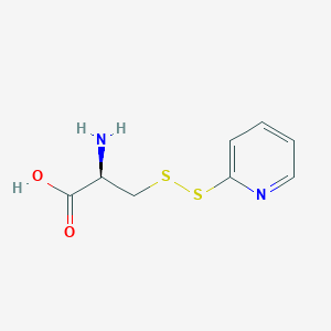 molecular formula C8H10N2O2S2 B1214853 Cysteine-2-mercaptopyridine CAS No. 88442-68-6