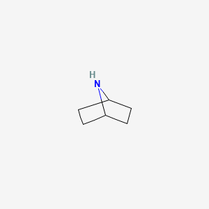 molecular formula C6H11N B1214873 7-Azabicyclo[2.2.1]heptane CAS No. 279-40-3