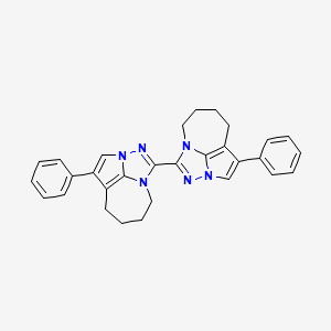 4,4'-Diphenyl-5,5',6,6',7,7',8,8'-octahydro-1,1'-bi-2,2a,8a-triazacyclopenta[cd]azulene