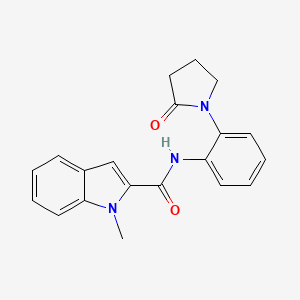 1-methyl-N-[2-(2-oxopyrrolidin-1-yl)phenyl]-1H-indole-2-carboxamide