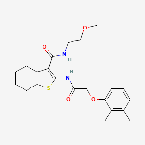 2-{[(2,3-dimethylphenoxy)acetyl]amino}-N-(2-methoxyethyl)-4,5,6,7-tetrahydro-1-benzothiophene-3-carboxamide