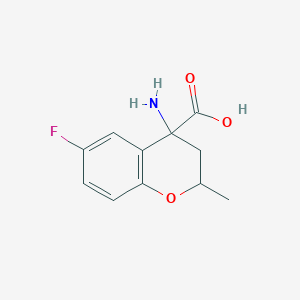 B012149 4-Amino-6-fluoro-2-methylchroman-4-carboxylic acid CAS No. 103197-11-1