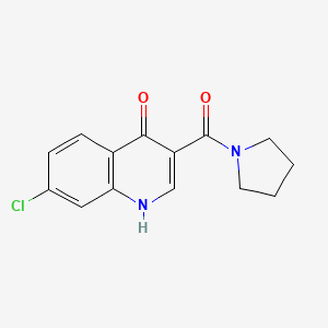 7-chloro-3-(pyrrolidin-1-ylcarbonyl)quinolin-4(1H)-one