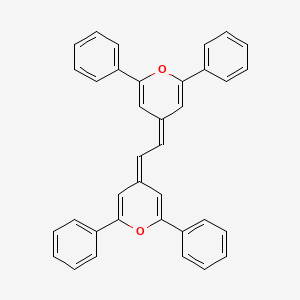 4H-Pyran, 4,4'-(1,2-ethanediylidene)bis[2,6-diphenyl-