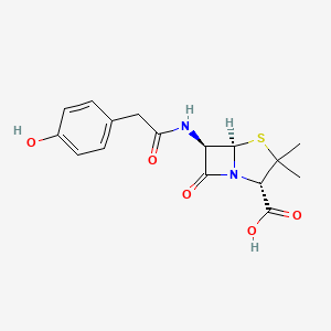 molecular formula C16H18N2O5S B1214924 Penicillin X CAS No. 525-91-7