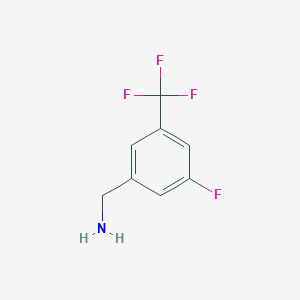 molecular formula C8H7F4N B121493 3-氟-5-(三氟甲基)苯甲胺 CAS No. 150517-77-4