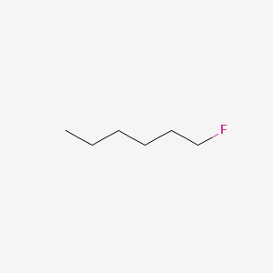 molecular formula C6H13F B1214930 1-氟己烷 CAS No. 373-14-8