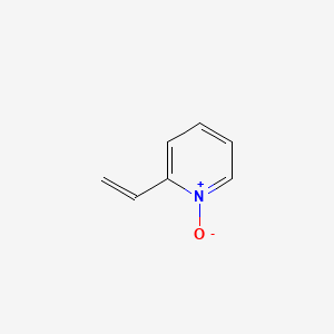 molecular formula C7H7NO B1214944 2-Ethenyl-1-oxidopyridin-1-ium CAS No. 9016-06-2