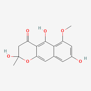 molecular formula C15H14O6 B1214945 Fonsecin CAS No. 3748-39-8