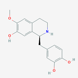 molecular formula C17H19NO4 B1214951 (S)-6-O-Methylnorlaudanosoline 