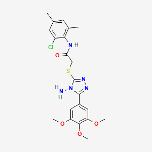 molecular formula C21H24ClN5O4S B12149535 C21H24ClN5O4S 