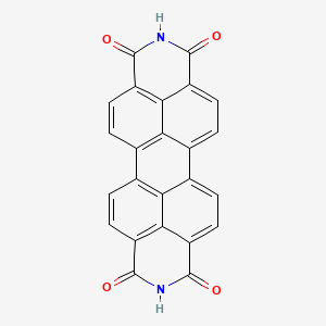 molecular formula C24H10N2O4 B1214955 3,4,9,10-苝四甲酸二亚胺 CAS No. 81-33-4