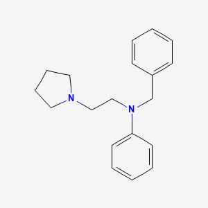 molecular formula C19H24N2 B1214956 Histapyrrodine CAS No. 493-80-1