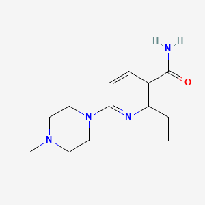 N-ethyl-6-(4-methylpiperazin-1-yl)nicotinamide