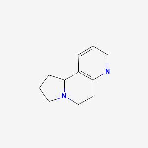 molecular formula C11H14N2 B1214963 1,2,3,4,5,10b-Hexahydropyrido(2,3-g)indolizine CAS No. 65719-07-5