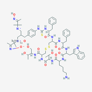 molecular formula C70H96N15O13S3Tc B121497 Tc 99m Pnao-sms CAS No. 151956-25-1