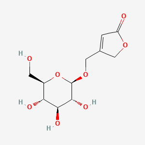 molecular formula C11H16O8 B1214976 Siphonoside CAS No. 80904-74-1