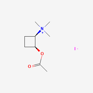 molecular formula C9H18INO2 B1214980 2-Acetoxycyclobutyltrimethylammonium CAS No. 82588-29-2