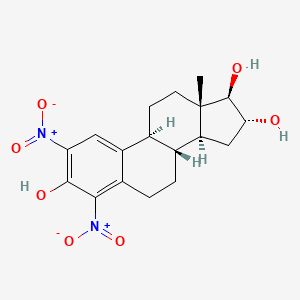 molecular formula C18H22N2O7 B1214981 2,4-Dinitroestriol CAS No. 84605-03-8