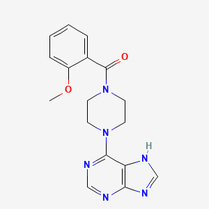 (2-methoxyphenyl)[4-(7H-purin-6-yl)piperazin-1-yl]methanone