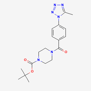 tert-butyl 4-{[4-(5-methyl-1H-tetrazol-1-yl)phenyl]carbonyl}piperazine-1-carboxylate