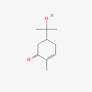 molecular formula C10H16O2 B1214992 8-Hydroxycarvotanacetone CAS No. 7712-46-1
