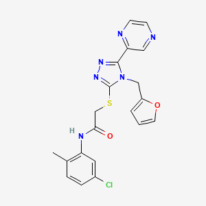 N-(5-chloro-2-methylphenyl)-2-[4-(2-furylmethyl)-5-pyrazin-2-yl(1,2,4-triazol-3-ylthio)]acetamide