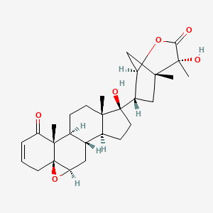 molecular formula C28H38O6 B1215022 Acnistina A 