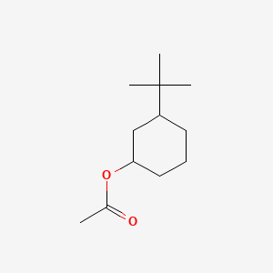 molecular formula C12H22O2 B1215023 3-tert-Butylcyclohexyl acetate CAS No. 20298-71-9