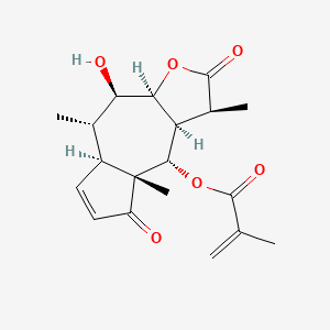 molecular formula C19H24O6 B1215066 Radiatin CAS No. 25873-31-8