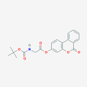 6-oxo-6H-benzo[c]chromen-3-yl N-(tert-butoxycarbonyl)glycinate