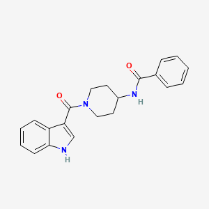 N-[1-(1H-indol-3-ylcarbonyl)piperidin-4-yl]benzamide