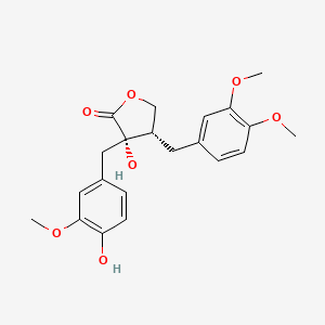 molecular formula C21H24O7 B1215078 气管原蛋白 CAS No. 34209-69-3