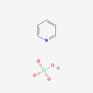 molecular formula C5H6ClNO4 B1215114 高氯酸吡啶鎓 CAS No. 15598-34-2