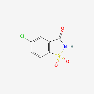 molecular formula C7H4ClNO3S B1215115 5-Chlorosaccharin CAS No. 29083-16-7