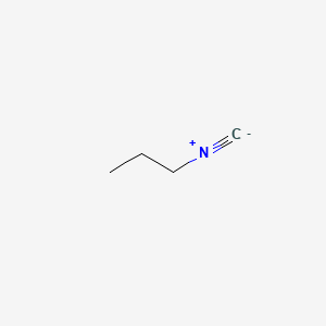 molecular formula C4H7N B1215125 N-丙基异氰化物 CAS No. 627-36-1