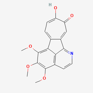 molecular formula C19H15NO5 B1215129 Grandirubrine 