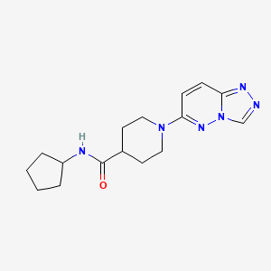 N-cyclopentyl-1-([1,2,4]triazolo[4,3-b]pyridazin-6-yl)piperidine-4-carboxamide