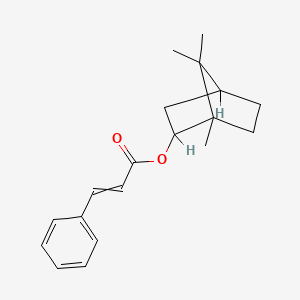 B1215148 1,7,7-Trimethylbicyclo[2.2.1]hept-2-yl 3-phenylacrylate CAS No. 6330-67-2