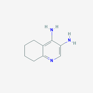 B121515 5,6,7,8-Tetrahydroquinoline-3,4-diamine CAS No. 151224-98-5