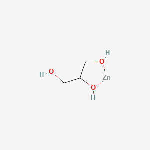 molecular formula C3H8O3Zn B1215157 甘草酸二钾 CAS No. 16754-68-0