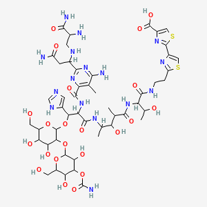 molecular formula C50H72N16O22S2 B1215172 博来霉素酸 CAS No. 37364-66-2