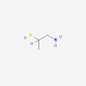 molecular formula C3H9NS B1215179 1-氨基丙烷-2-硫醇 CAS No. 598-36-7
