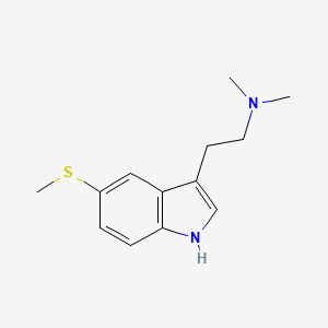 B1215185 5-Methylthiodimethyltryptamine CAS No. 5102-11-4