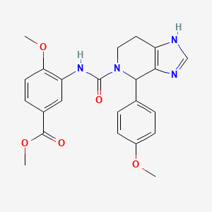 methyl 4-methoxy-3-({[4-(4-methoxyphenyl)-1,4,6,7-tetrahydro-5H-imidazo[4,5-c]pyridin-5-yl]carbonyl}amino)benzoate