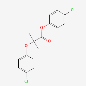 molecular formula C16H14Cl2O3 B1215224 Dulofibrate CAS No. 61887-16-9