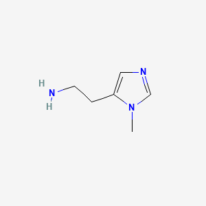 molecular formula C6H11N3 B1215226 3-Methylhistamine CAS No. 644-42-8