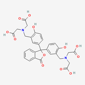 molecular formula C30H28N2O12 B1215233 Phenolphthalexon CAS No. 25296-54-2
